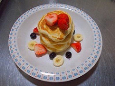 絵本から飛び出してきたパンケーキ