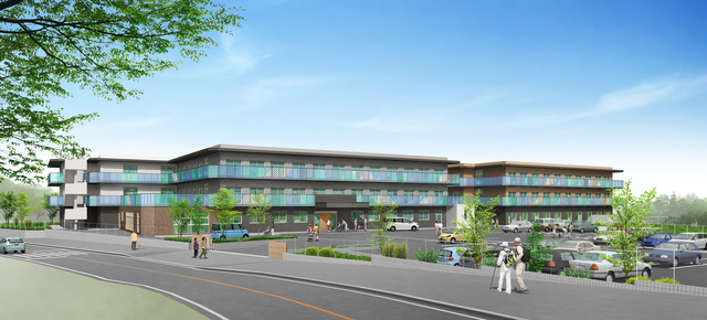 建物の完成パース