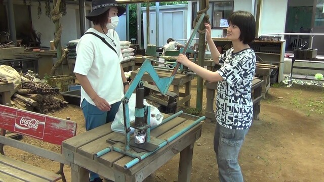 あんず缶プレス