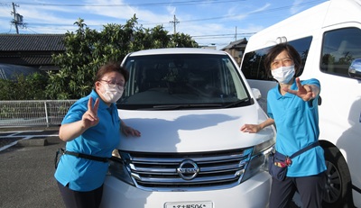 デイケアのドライバー業務