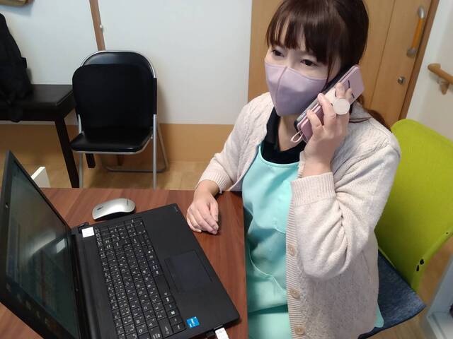 ヘルパー全員の訪問先は毎日頭に入っています！いつでも電話して下さい☆