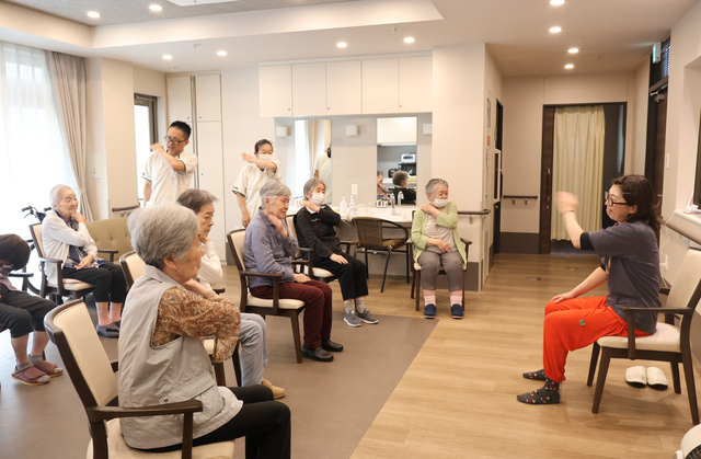 リズム体操の様子