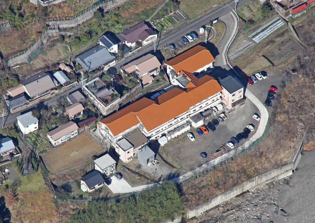 こだまの里の空撮