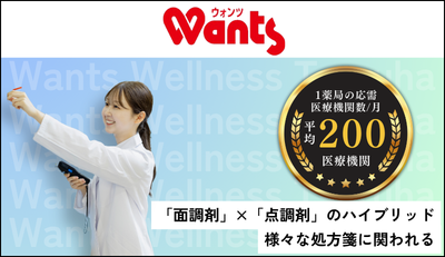 【ウォンツ】様々な処方箋に関わることで経験が出来る環境