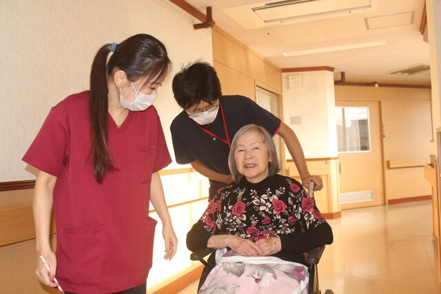 介護士と利用者様
