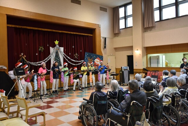 クリスマス合唱の様子