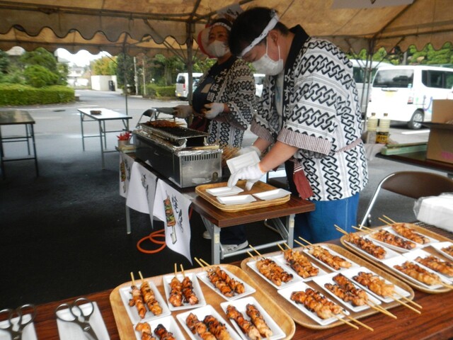 お祭りでの屋台の様子