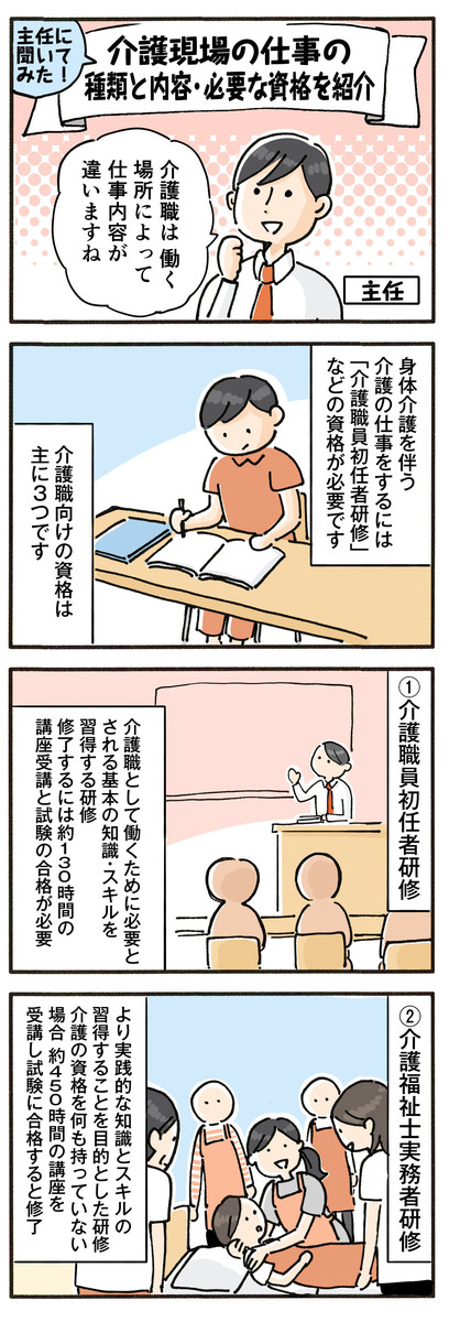 介護職だけじゃない「介護現場の仕事」の種類と内容・必要な資格を紹介