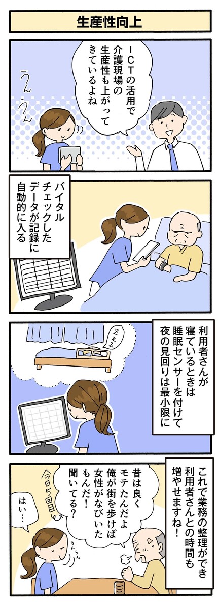 第147話　生産性向上／ほっこり介護マンガ